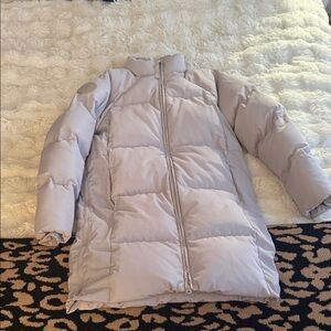 Fabletics Women's Soft Gray Puffer Jacket